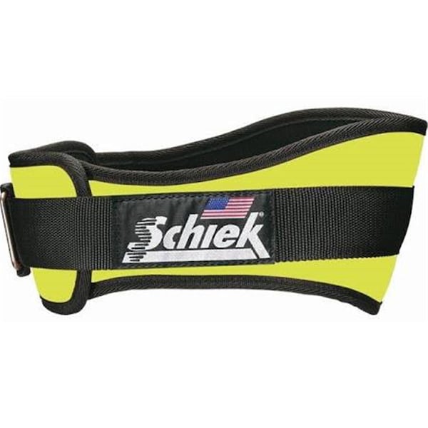 Schiek Sports 6 in. Original Nylon Belt, Neon Yellow - Small S-2006YES - main